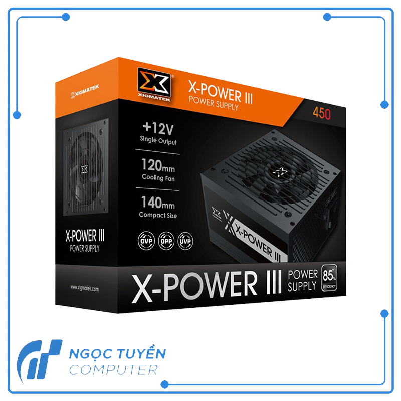 Nguồn máy tính mới Xigmatek X-POWER III 500 - 450W