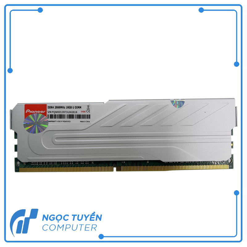Ram desktop Pioneer 16G DDR4 Bus 2666 tản nhiệt thép
