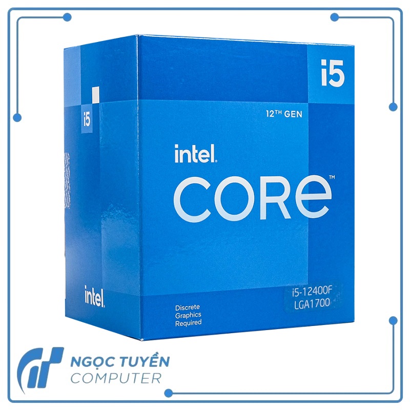 CPU Intel Core I5-12400F (2.50GHz up to 4.4GHz, 18MB Cache, 65W)