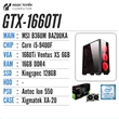 Case máy tính cũ gaming đồ họa Msi B360M Core I5 9400F Gskill 16Gb
