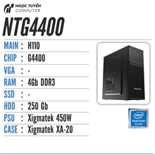 Trọn bộ máy tính Main H110 Cpu G4400 Ram 4g màn 18.5 inch