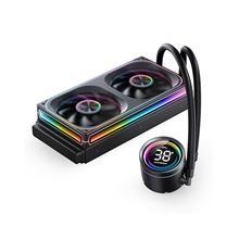 Tản nhiệt nước AIO Jonsbo TH-240 Black (ARGB, Hiển Thị Nhiệt Độ)