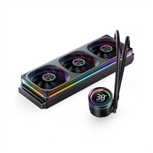 Tản nhiệt nước AIO Jonsbo TH-360 Black (ARGB, Hiển Thị Nhiệt Độ)