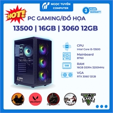 Case máy tính i5-13500, B760, RAM 16GB, RTX 3060 12G, SSD 500GB