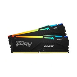 RAM PC Kingston FURY Beast RGB 32GB (2x16GB) DDR5 6000Mhz (KF560C36BBE2AK2-32WP) (AMD EXPO+INTEL XMP)