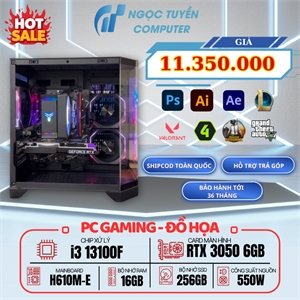 PC Gaming CORE I3 12100F | Ram 16G| RTX 3050 6GB| NVME 256GB